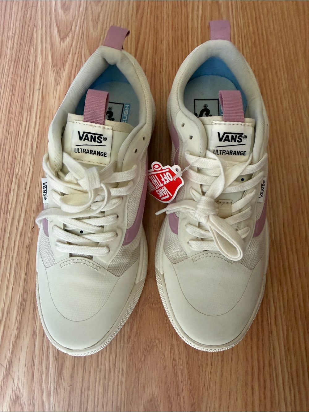 Vans Ultrarange Women's Cream with Dusty Rose Accents